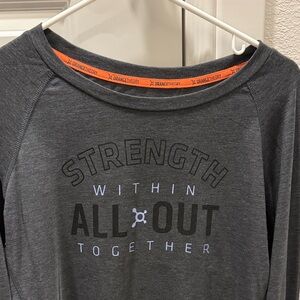 Orangetheory Charcoal Long Sleeve Tee